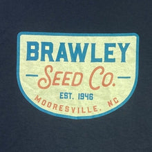 Load image into Gallery viewer, Brawley Seed Shirt Men's Medium Spell Out Advertising Everday Streetwear