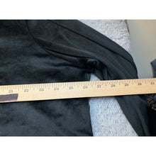 Load image into Gallery viewer, Juicy Couture Shirt Womens 2XL Pull Over Black Velvet Bling spell Out Lifestyle