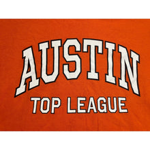 Load image into Gallery viewer, Austin Top League Shirt Mens Graphic T-Shirt Orange Medium Short Sleeve