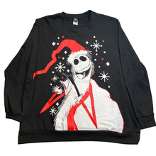Load image into Gallery viewer, Nightmare Before Christmas Sweatshirt Mens Extra Large Jack Skellington Festival