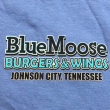 Load image into Gallery viewer, Blue Moose Shirt Mens Medium AOP Spell Out Advertising Streetwear Everyday