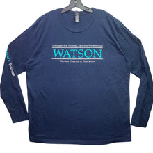 Load image into Gallery viewer, Watson College Shirt Mens 2XL UNC Spell Out Education Preppy Academia Streetwear