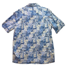 Load image into Gallery viewer, Casual Life Shirt Mens Large Rayon Blend Nature AOP Beachy Travel Coastal