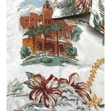 Load image into Gallery viewer, Vintage Sandwich Isle Shirt Mens 2XL Hawaiian AOP Beachy Coastal Travel Festival