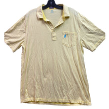 Load image into Gallery viewer, Johnnie-O Shirt Mens Extra Large West Coast Prep Yellow Striped Polo Golf