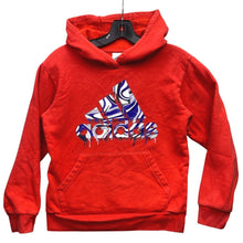 Load image into Gallery viewer, Adidas Hoodie Boys Medium Logo Drip Grunge Pull Over Everyday Streetwear