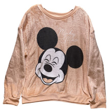 Load image into Gallery viewer, Mickey Mouse Sweatshirt Womens 2XL Pullover Disney Comfy Cozy Fuzzy Loungewear