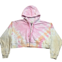 Load image into Gallery viewer, Aeropostale Hoodie Womens Small Cropped Tie-Dye Streetwear Everyday Pull Over