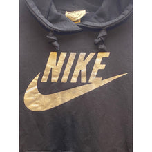Load image into Gallery viewer, Jon Lauren Sweatshirt Mens Small Hoodie Pullover Silver Nike Logo Spell Out