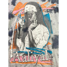 Load image into Gallery viewer, Aaliyah Shirt Mens Medium Tie-Dye Spell Out Rock Punk Grunge Hip Hop Streetwear