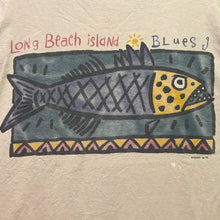 Load image into Gallery viewer, Vintage Long Beach Island Shirt Mens Extra Large Fishing Spell Out Grunge 90's
