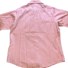 Load image into Gallery viewer, Brooks Brothers Shirt Mens 18-36 Regent Pink Checkered Dress Acadmia Preppy