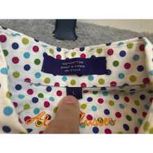 Load image into Gallery viewer, Alan Flusser Shirt Mens Large Rainbow Polka Dot Office Career Lifestyle