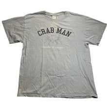 Load image into Gallery viewer, Crab Man Shirt Mens Large Spell Out AOP Graphic Everyday Streetwear Grunge