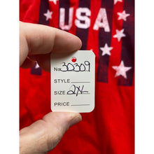 Load image into Gallery viewer, USA Shirt Mens 2XL Patriotic Spell Out Festival Everyday Streetwear Academia