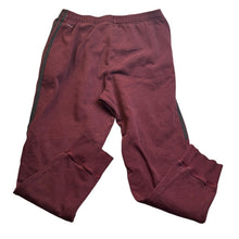 Load image into Gallery viewer, Adidas Joggers Mens Extra Large Maroon Sweatpants Athletic Grunge Streetwear