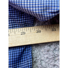 Load image into Gallery viewer, Kani Jeans Shirt Mens 4XLT Blue Plaid Preppy Academia Career Office Everyday
