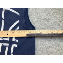 Load image into Gallery viewer, Navy Blue Graphic Sleeveless Tank Top Muscle Tee Mens Sporty Casual Shirt