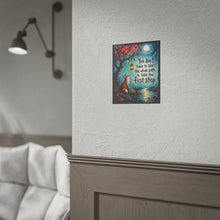 Load image into Gallery viewer, "Take the First Step" Fox Art Print - Inspirational Forest Path Wall Decor