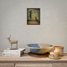 Load image into Gallery viewer, Rolled Poster — Whimsical Moody Art Print: "People Can Repair What They Break If They Try"