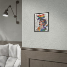 Load image into Gallery viewer, "Your Decisions" Pride Art | Fine Line Sketch Progress Flag Poster