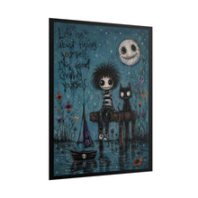 Load image into Gallery viewer, Life Isn’t About Finding Yourself It’s About Creating Yourself Rolled Poster — Gothic Inspirational Fantasy Wall Art