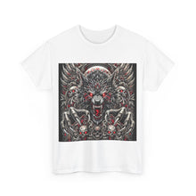 Load image into Gallery viewer, Werewolf Flames Skulls Wolf T-Shirt - Size S - 5XL