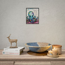 Load image into Gallery viewer, "I Am Not Perfect But I Am Growing" – Whimsical Gothic Cute Canvas Poster – Emotional Healing Decor