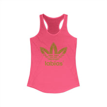 Load image into Gallery viewer, Labias Funny Parody Women's Ideal Racerback Tank