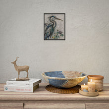Load image into Gallery viewer, Heron Art Poster – Inspirational Quote "Do Your Best" Rolled Wall Print