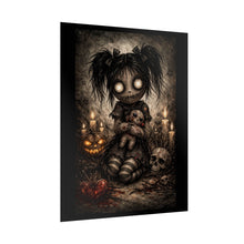 Load image into Gallery viewer, Creepy Gothic Doll Poster – Halloween Horror Wall Art