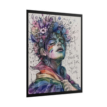 Load image into Gallery viewer, "Be Proud Of How Far You've Come" Pride Wall Art | LGBTQ+ Resilience Print