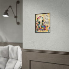Load image into Gallery viewer, Inspirational Octopus Art Poster — "You Are Stronger Than You Think" Rolled Wall Print