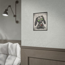 Load image into Gallery viewer, Creepy Voodoo Bunny Poster — Gothic Cute Wall Art with Glowing Eyes