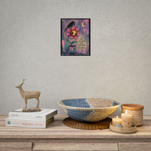 Load image into Gallery viewer, Rolled Poster — "You Are Growing Into Something Beautiful" Floral Art Print