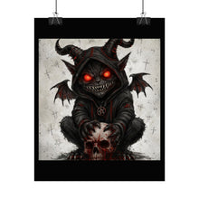 Load image into Gallery viewer, Demonic Imp Poster – Dark Horror Art Rolled Print