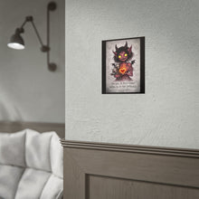Load image into Gallery viewer, Rolled Poster — Cute Demon Holding Heart with Quote “You Have So Much Light Within All of That Darkness”