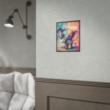 Load image into Gallery viewer, Pastel Goth Patchwork Elephant Canvas Art – Cute Dark Fantasy Decor