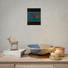 Load image into Gallery viewer, Rolled Poster — "Be Kind to Others" Neon Animal Art Print