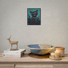 Load image into Gallery viewer, "The Climb May Be Tough But So Are You" Kitten Wall Art | Whimsical Animal Print