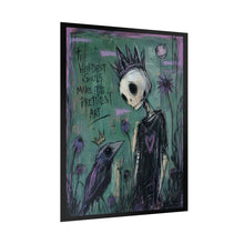 Load image into Gallery viewer, The Weirdest Souls Make the Prettiest Art Rolled Poster — Gothic Whimsical Crow Fantasy Wall Art
