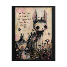 Load image into Gallery viewer, "Just Keep Growing" Wall Art | Whimsical Creepy Cute Creature Print