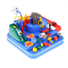 Load image into Gallery viewer, Race Track Vehicle Obstacle Course And Puzzle Playset For Kids