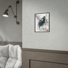 Load image into Gallery viewer, Motivational Raven Art Poster — "The Fight Is Heavy, But So Is The Reason You Keep Going"