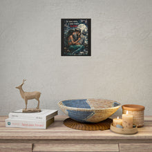Load image into Gallery viewer, Rolled Poster — "In Your Arms, I Have Found My Home" Romantic Mermaid Sailor Art Print