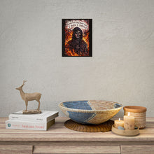 Load image into Gallery viewer, Rolled Poster — "No Matter How Many Times I Burn, I Survive" Grim Reaper Flame Art