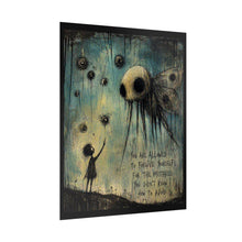 Load image into Gallery viewer, Rolled Poster — Moody Art Print with Quote: “You Are Allowed to Forgive Yourself”