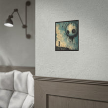 Load image into Gallery viewer, Rolled Poster — Creepy Whimsical Skull Art with Quote "You don't have to see the whole path, just take the next step"