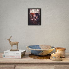 Load image into Gallery viewer, Romantic Gothic Poster – "Being in Love with You Feels Like a Fever Dream" Rolled Art Print