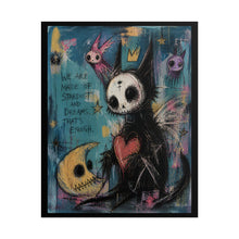 Load image into Gallery viewer, We Are Made of Stardust — Rolled Art Poster (Whimsical Gothic Cat Illustration)